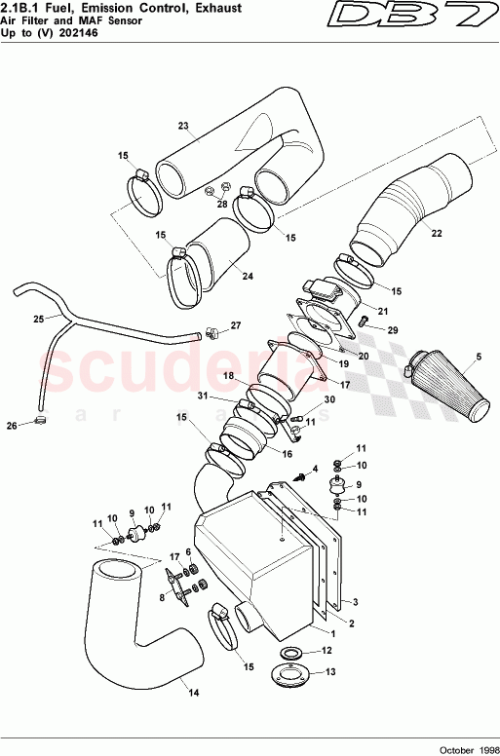 Part Diagram for Aston Martin 0883202