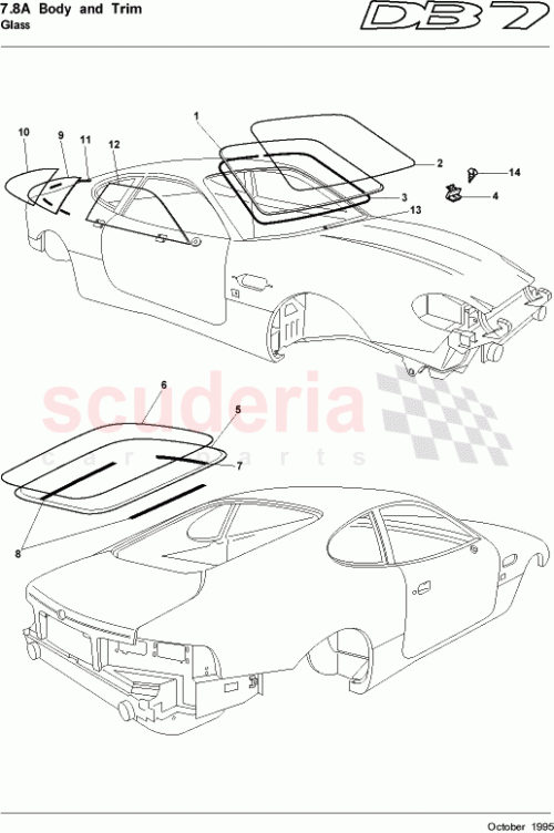 Part Diagram for Aston Martin 7683213