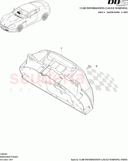 Part Diagram for Aston Martin AD33-10849-DB