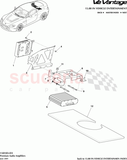 Part Diagram for Aston Martin 6G33-10N873-AE
