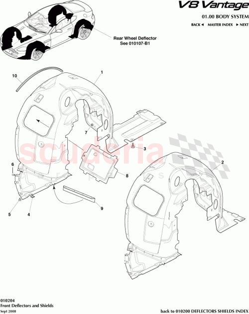 Part Diagram for Aston Martin BG33L166562AB
