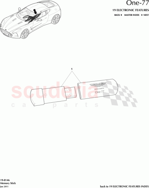 Part Diagram for Aston Martin 12023-03-7810-AA