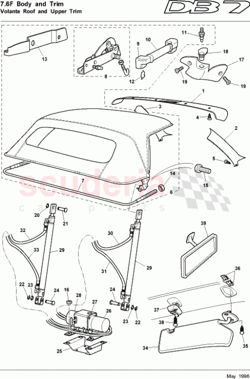 Part Diagram for Aston Martin 83-90005
