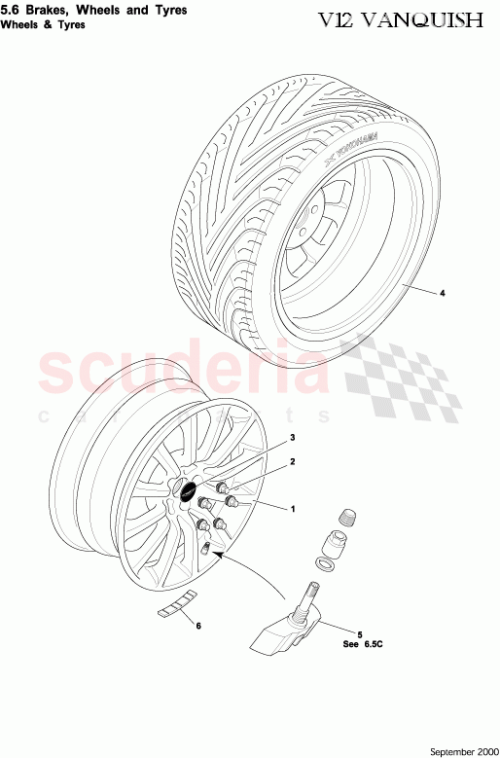 Part Diagram for Aston Martin 91508