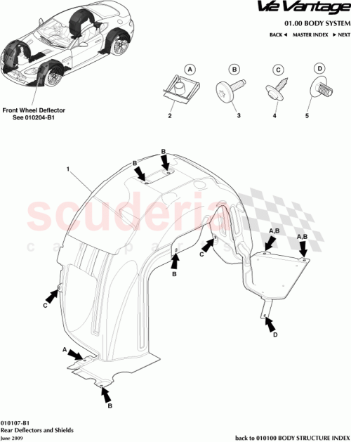 Part Diagram for Aston Martin AD2354279D23AA