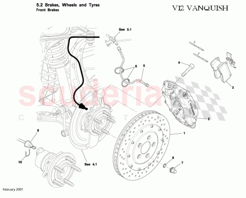 Part Diagram for Aston Martin 4R12-280456-AA