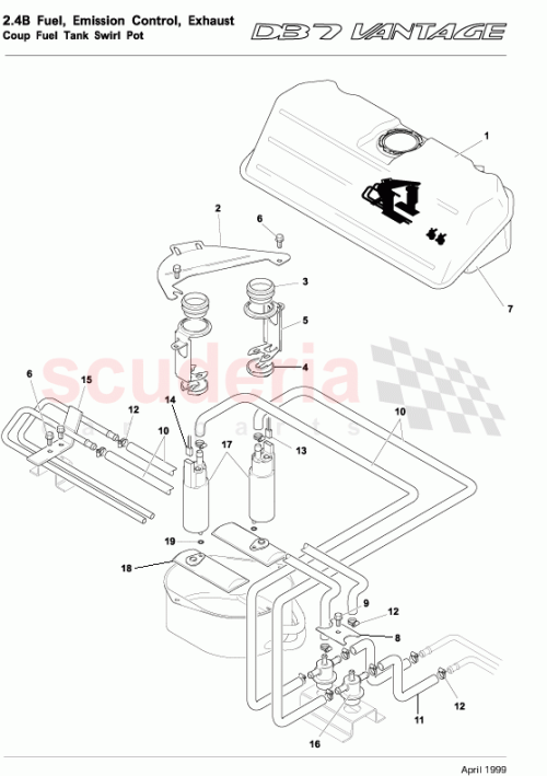 Part Diagram for Aston Martin 34-85146