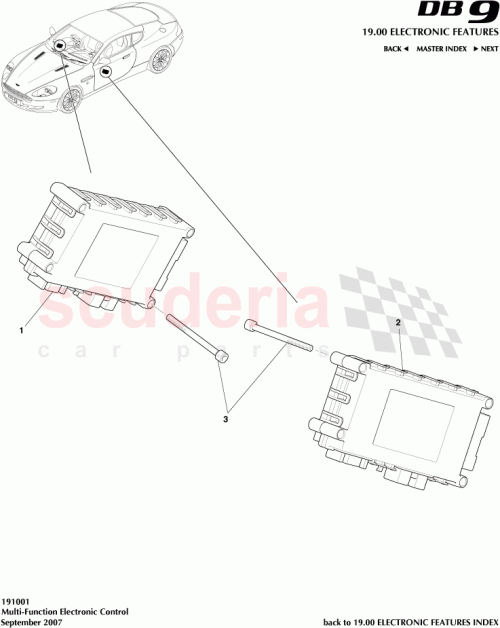 Part Diagram for Aston Martin 092060