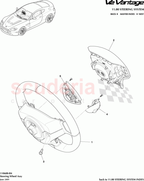 Part Diagram for Aston Martin AD23-042B85-AB