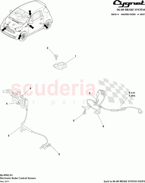 Part Diagram for Aston Martin 89183-48030