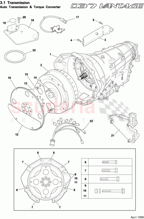 Part Diagram for Aston Martin 42-85713