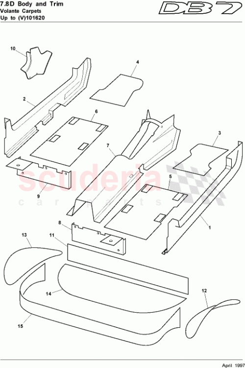 Part Diagram for Aston Martin 8384658/XXX