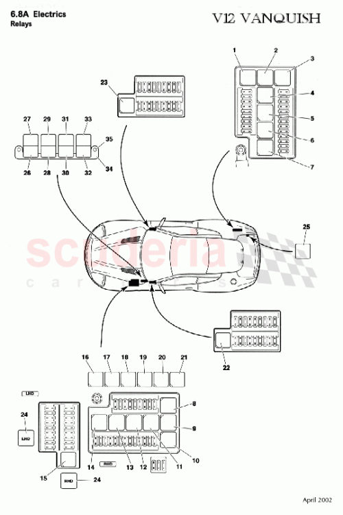 Part Diagram for Aston Martin 1R12-383333-AA
