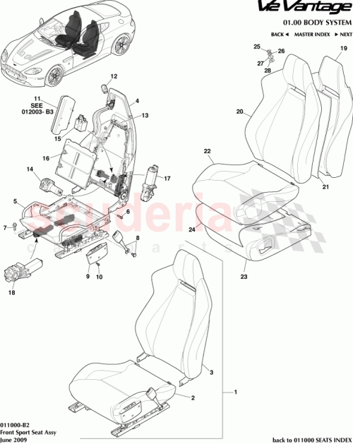 Part Diagram for Aston Martin 7G33-62900-AFW