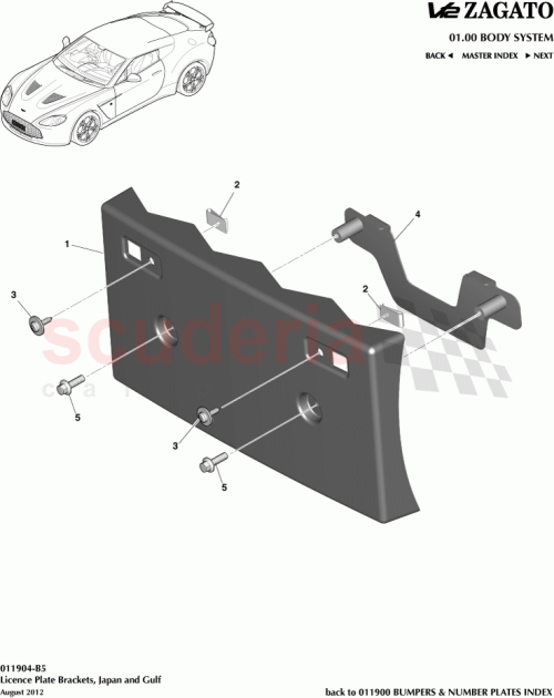 Part Diagram for Aston Martin CY83-04083-BA