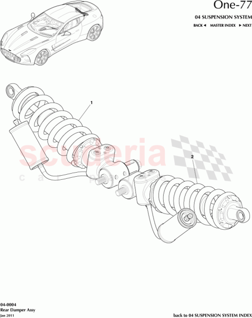 Part Diagram for Aston Martin AY93-11-10083