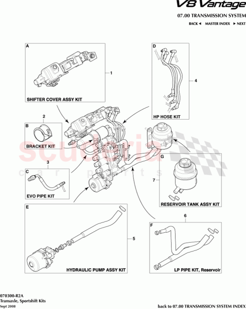 Part Diagram for Aston Martin 6G33-7002-BH