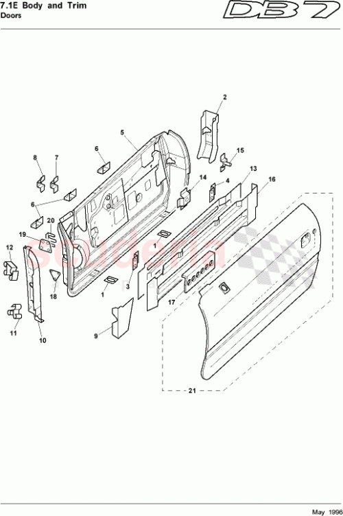 Part Diagram for Aston Martin 6582961