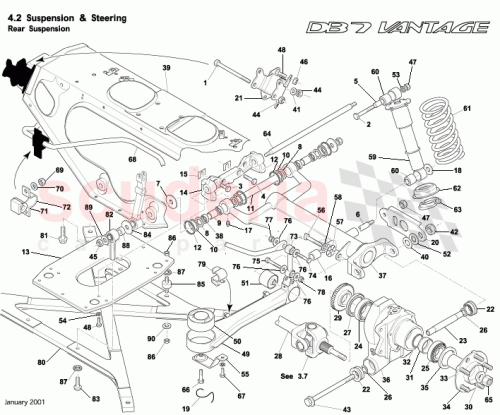 Part Diagram for Aston Martin 26-83451
