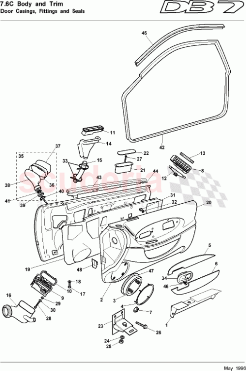 Part Diagram for Aston Martin 8382337/XXX