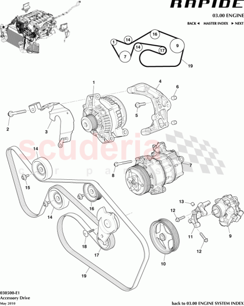 Part Diagram for Aston Martin AD4336189AB