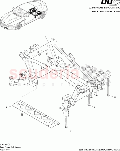 Part Diagram for Aston Martin 8D33-5R003-AE