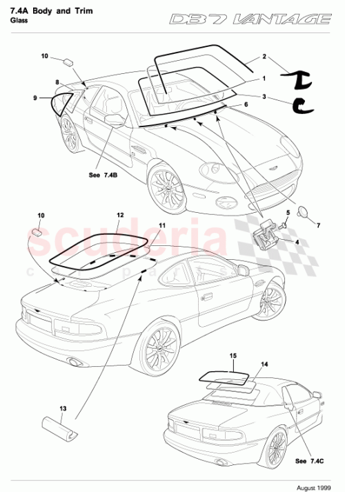 Part Diagram for Aston Martin 697618