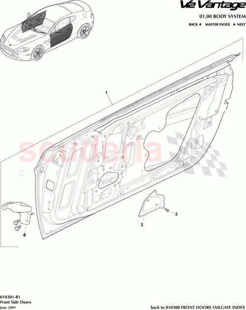 Part Diagram for Aston Martin BG33-20122-AG