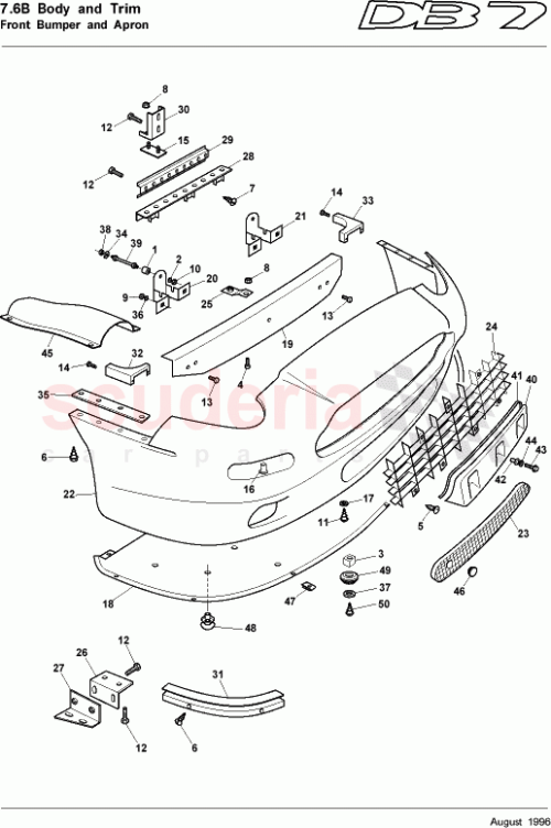Part Diagram for Aston Martin 697525