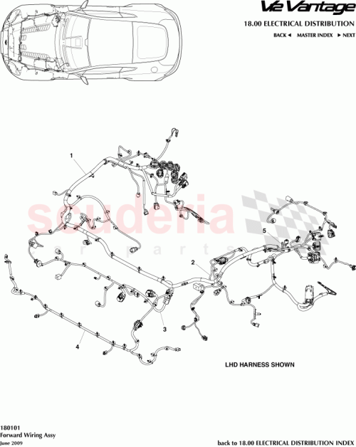 Part Diagram for Aston Martin AD23-14290-LC