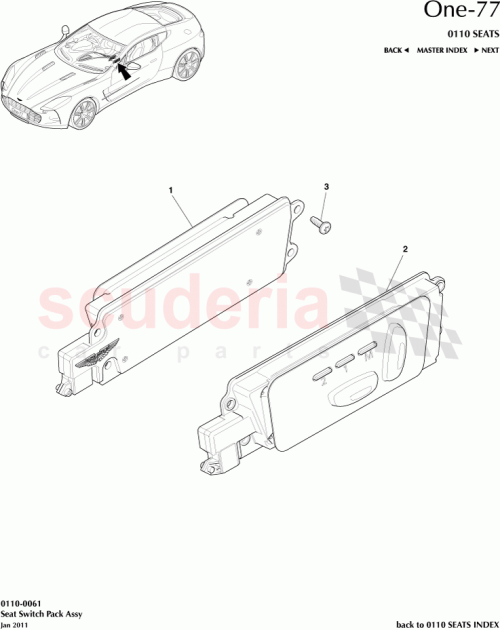 Part Diagram for Aston Martin 12023-14-6322-FA