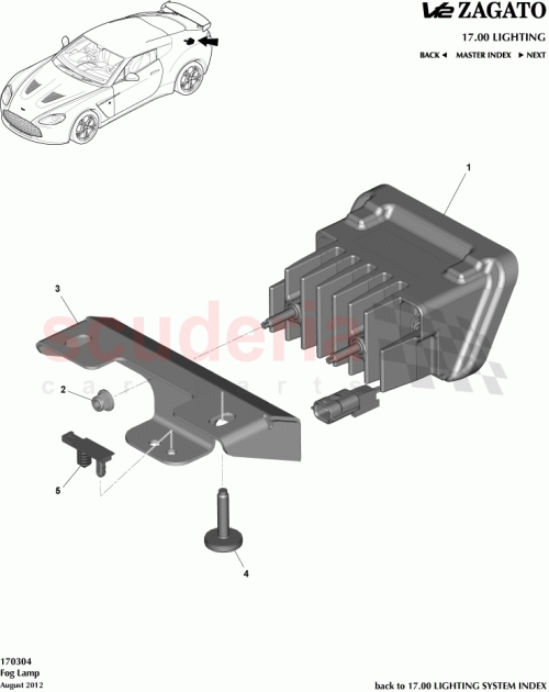 Part Diagram for Aston Martin CY83-15N216-AA