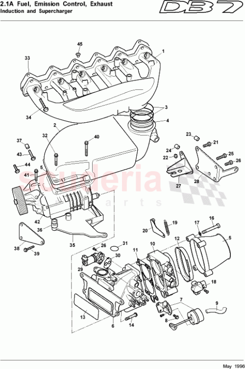 Part Diagram for Aston Martin 08-81604