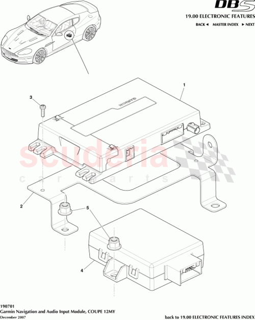 Part Diagram for Aston Martin CG4310E887LB
