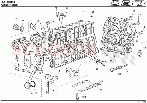 Part Diagram for Aston Martin 14-84376