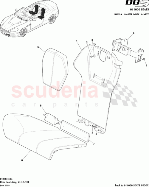 Part Diagram for Aston Martin AD33-L63846-ABW