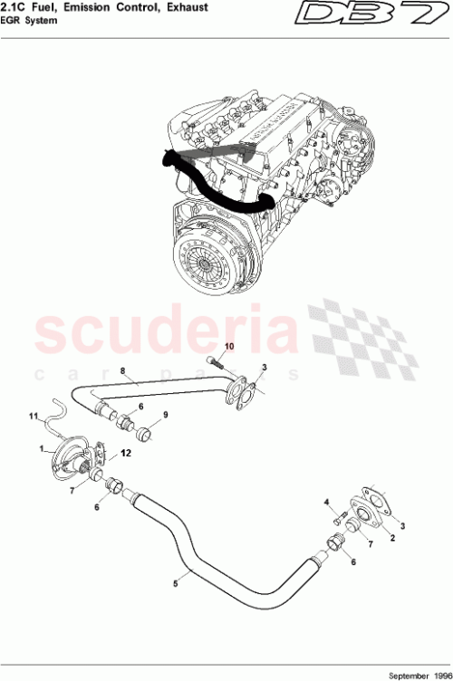 Part Diagram for Aston Martin 697720