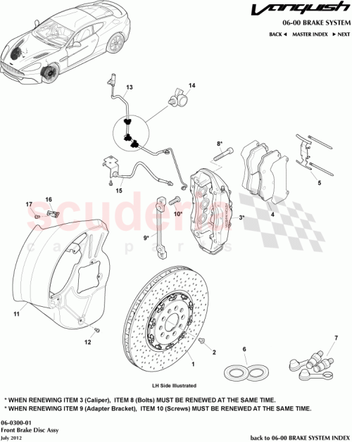 Part Diagram for Aston Martin AD23-2C462-HA