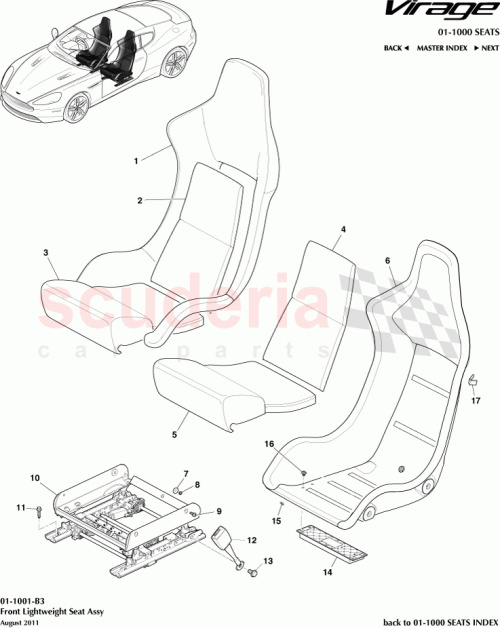 Part Diagram for Aston Martin CG4364572ABW