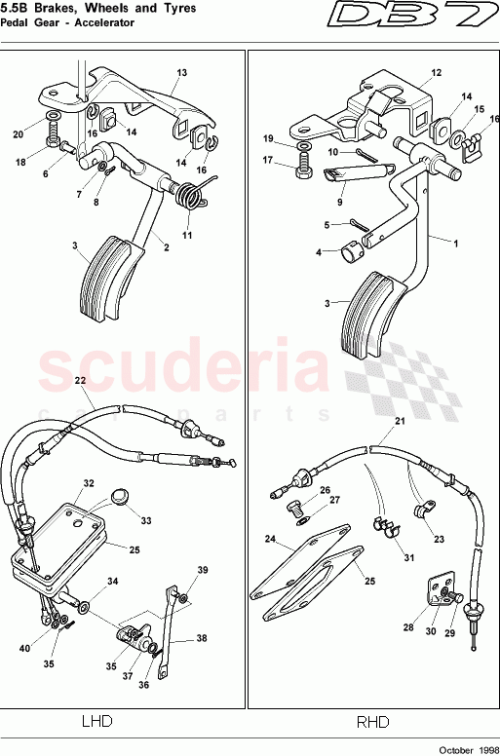 Part Diagram for Aston Martin 697356