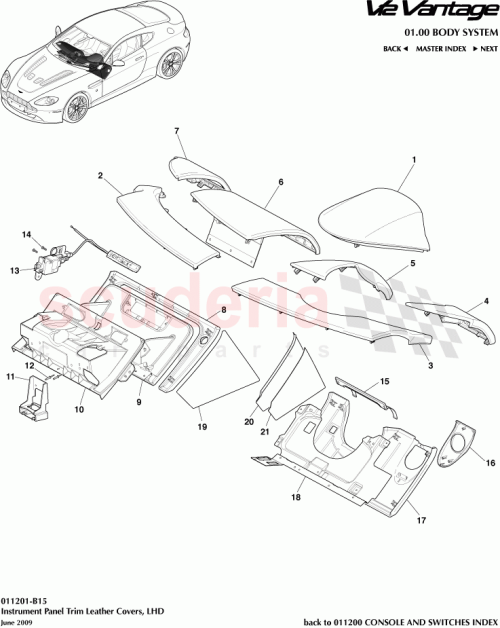 Part Diagram for Aston Martin 6G33-C044H58-ADW