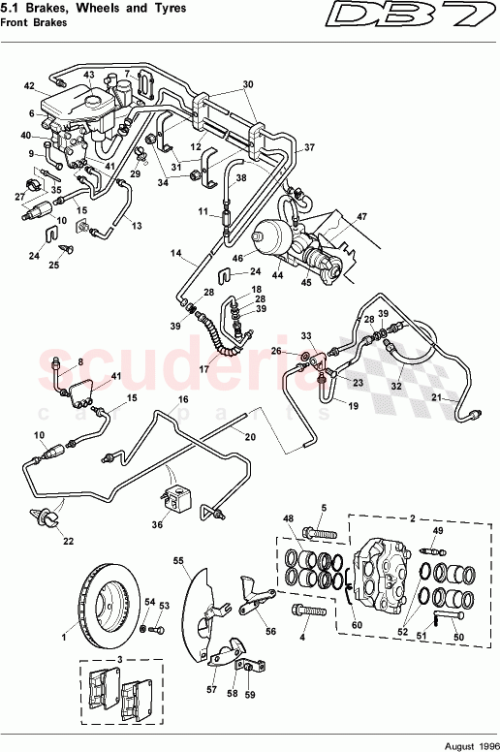 Part Diagram for Aston Martin 697145