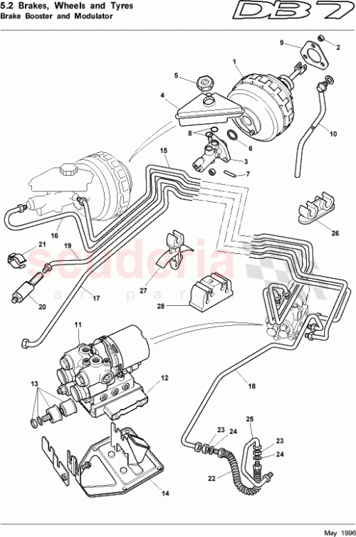 Part Diagram for Aston Martin 33-83928