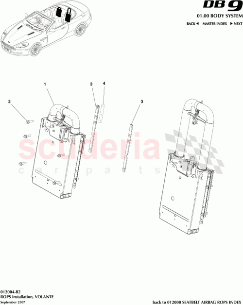 Part Diagram for Aston Martin 7G43-L3981X-CA