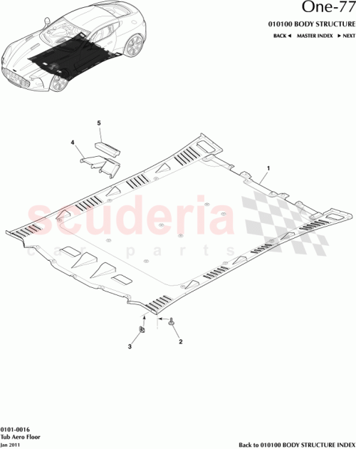 Part Diagram for Aston Martin 12023-05-1076-AL