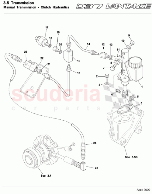 Part Diagram for Aston Martin 33-122010-AA
