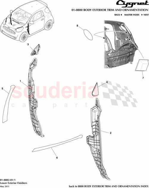 Part Diagram for Aston Martin AY2Y-13K178-AA