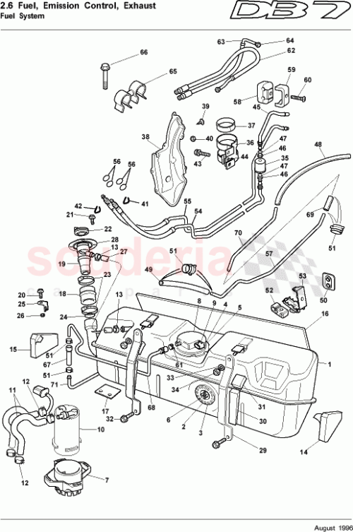 Part Diagram for Aston Martin 34-86516