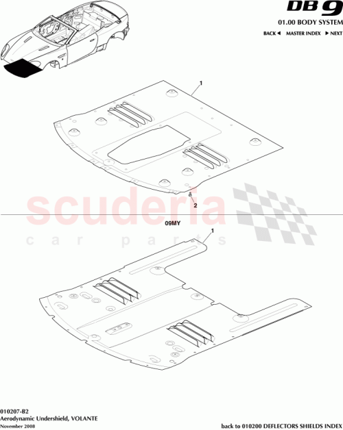 Part Diagram for Aston Martin 9G43-5E212-BA