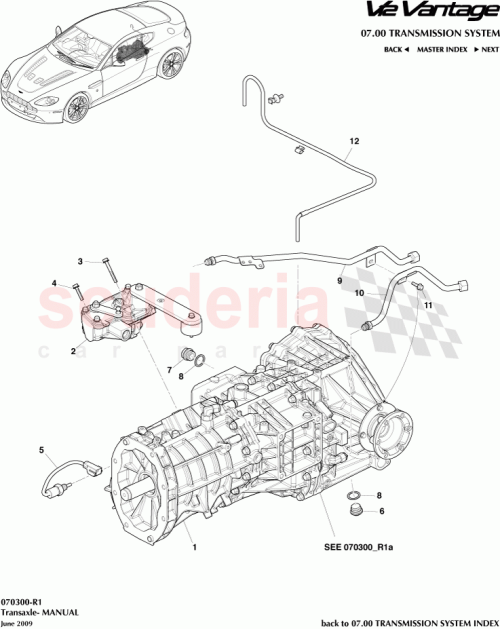 Part Diagram for Aston Martin 6G33106205AA